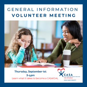 CASA General Information Volunteer Meeting
